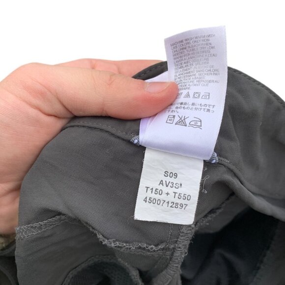 Rare 2009 The North Face Hyvent Cargo Pants Size 8 Gray - Picture 7 of 9